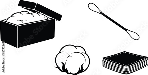 Black question mark and exclamation point graphic on transparent background silhouette