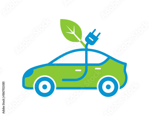 Colorful minimal vector clean transportation icon