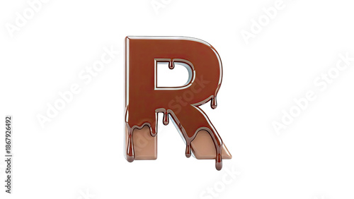 Chocolate Letter R