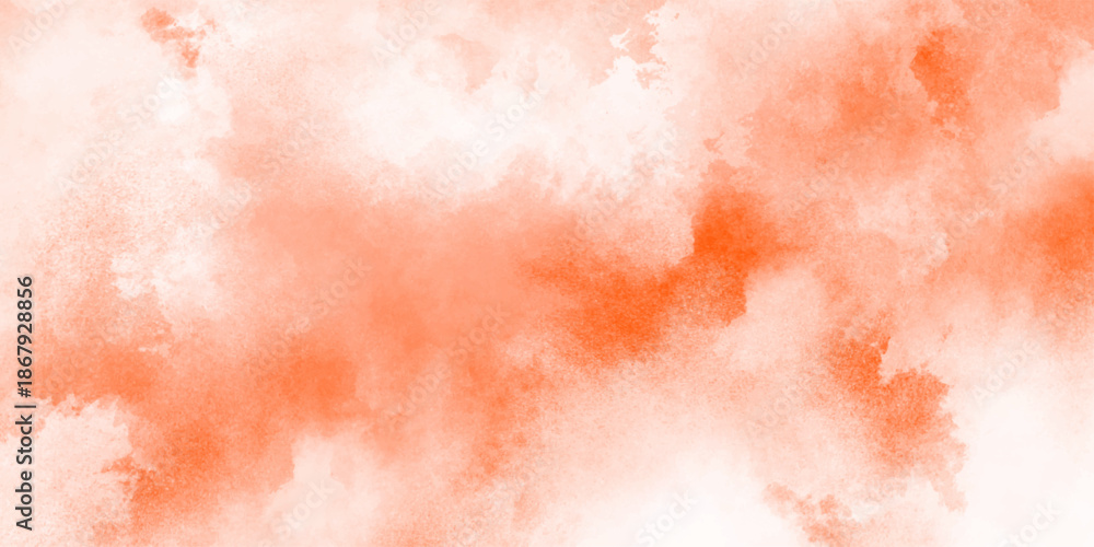 Fototapeta premium abstract fire flame grunge texture background . orange grunge paper texture with painting soft textured on wet white paper vector background. white abstract background with copy space for design. 