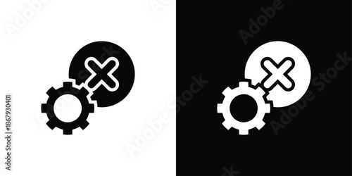 Delete Icon Sheet Shopper Icon Set Black And White