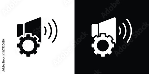 Volume Icon Sheet Shopper Icon Set Black And White