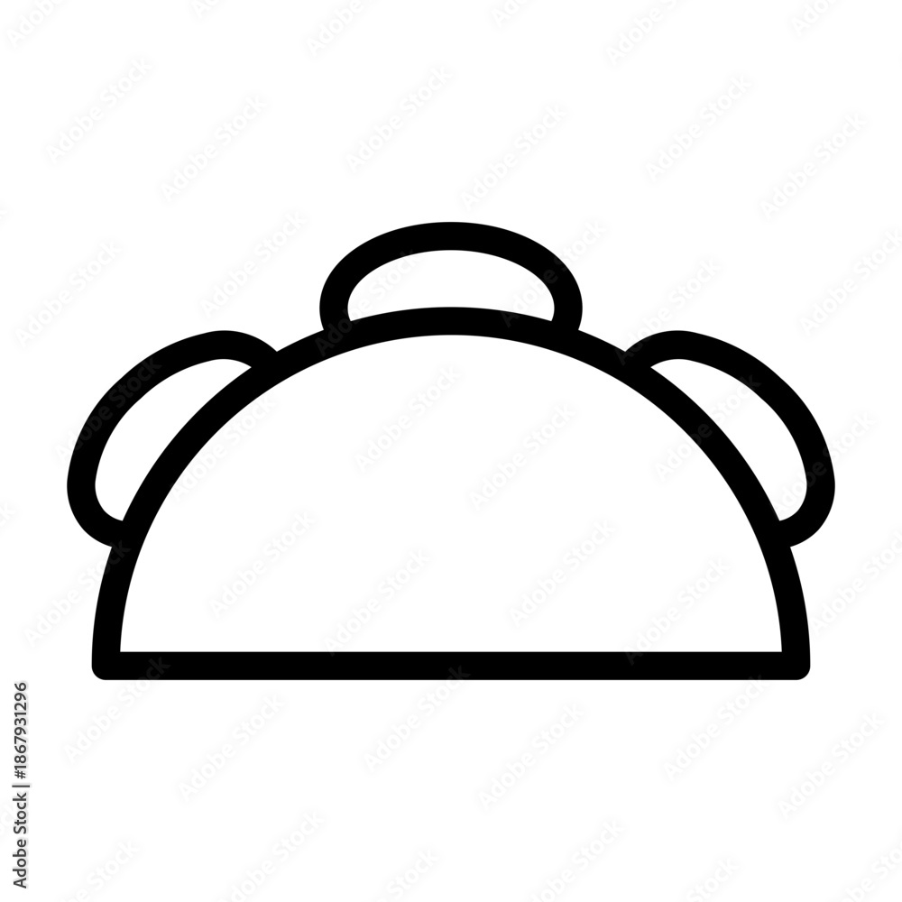 Fototapeta premium Taco line icon