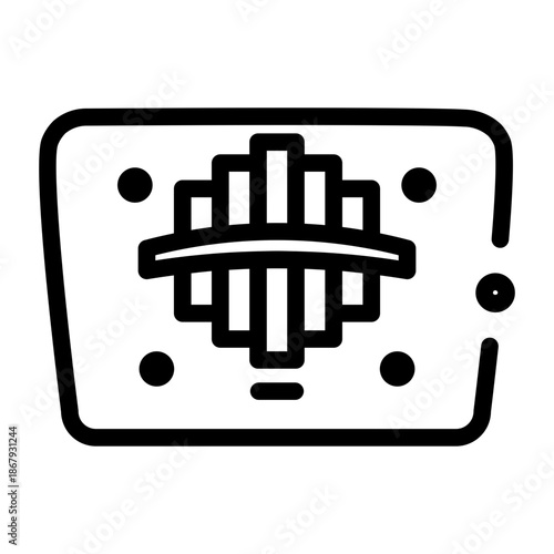 marimbol line icon