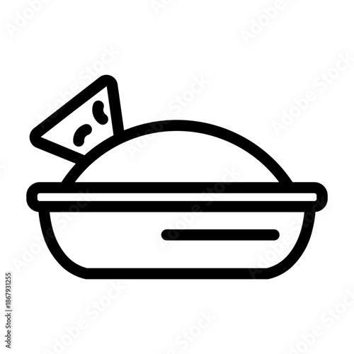 nachos line icon