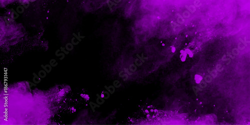 abstract cloud and vapor texture background. Black and purple smoke aquarelle smudge illustration abstract purple Fog or smoke color isolated background , Abstract Painted Illustration. Brush stroked.