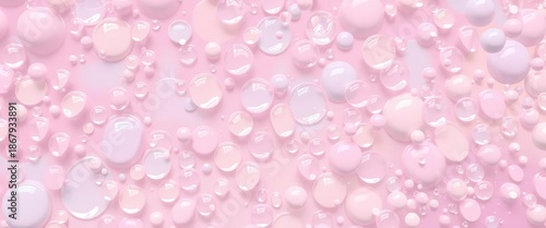 Abstract bubbly texture, pastel color palette, element, joyful