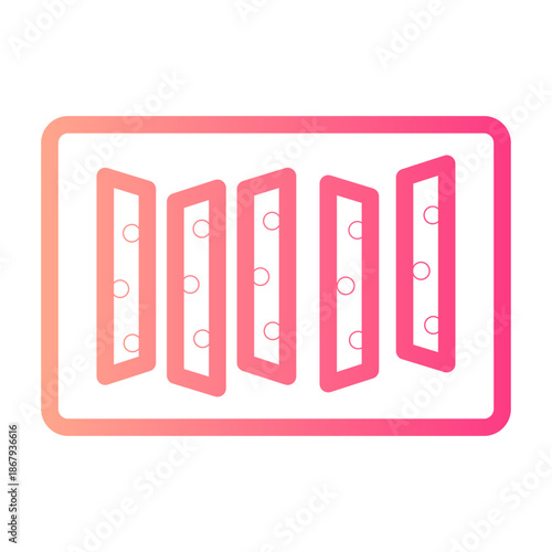 fried nopal gradient icon