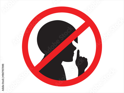 Hand Drawn Do Not Disturb Sign Illustration
