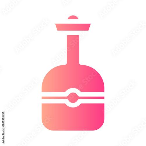 Tequila Bottle gradient icon