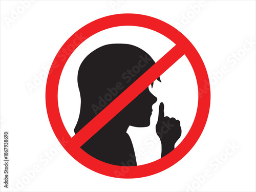 Do Not Disturb Sign Illustration
