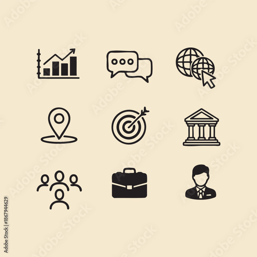 building,buildings,office,businessman,graph,chat,team,network,design,web,icon,management,location,target,marketing,email.eps