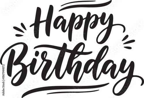 colorful confetti background, happy birthday text, hand-lettered calligraphy, 1.eps