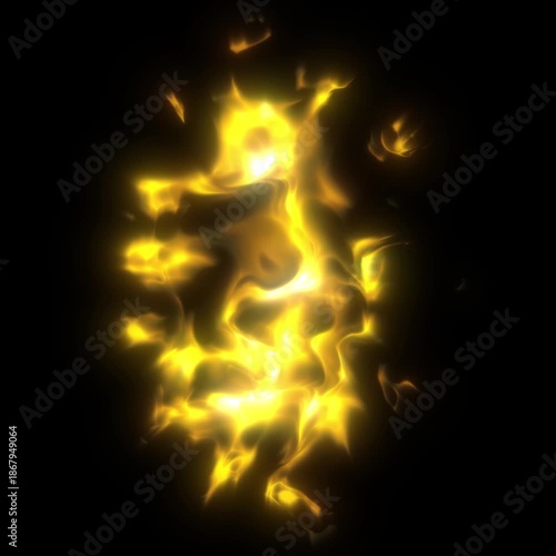 Wallpaper Mural Colorful fire aura video material Torontodigital.ca