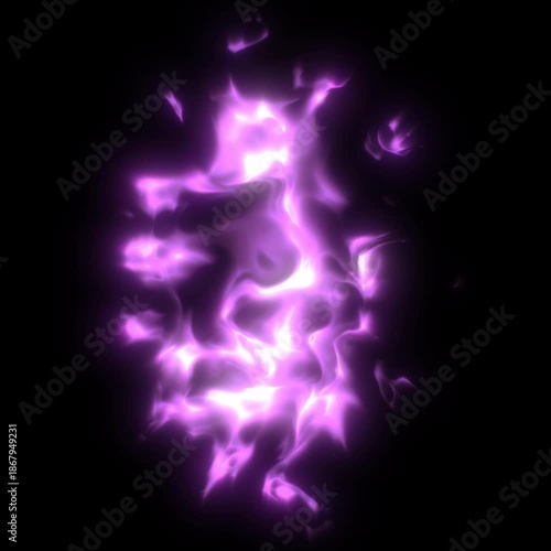 Wallpaper Mural Abstract colorful fire aura with energy flames Torontodigital.ca