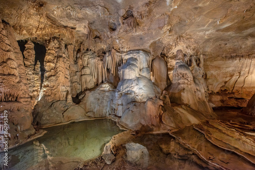 Rimstone Dams in Cave Without A Name, Boerne, Texas