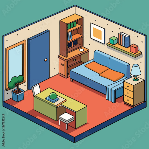 -studio-apartment-interior-daytime--bed-and-living.eps