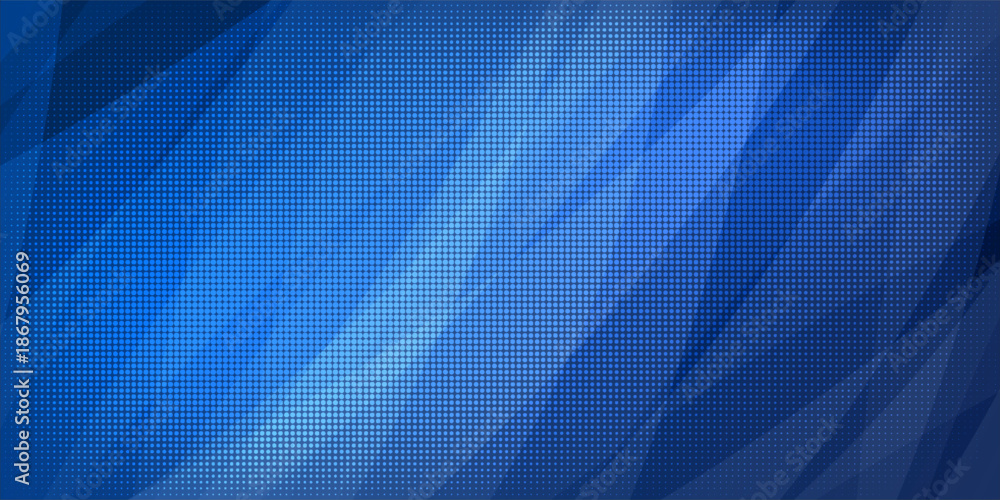 Fototapeta premium Blue Abstract Geometric Background With Grid Patterns For Tech, Design, And Business Use