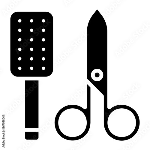 beauty salon Solid icon