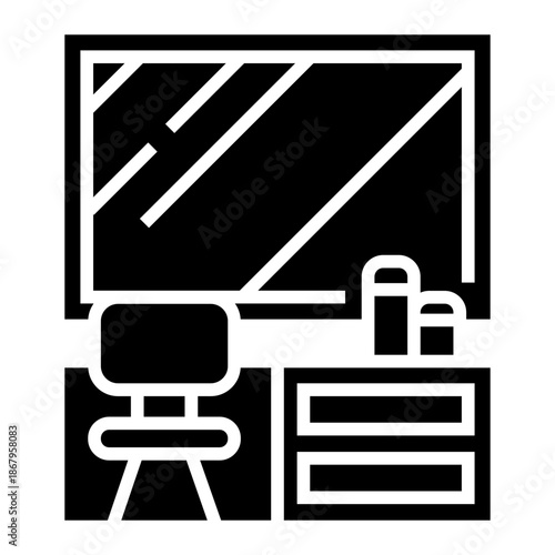 beauty salon Solid icon