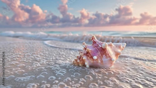 seashell on the beach