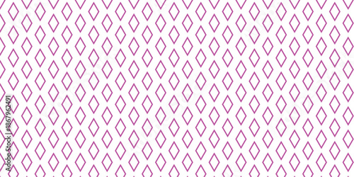 simple magenta outline rhombus pattern for banner poster background.
