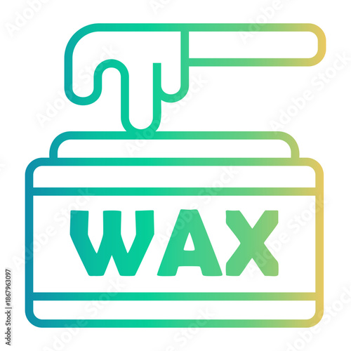 beauty salon Line Gradient Icon