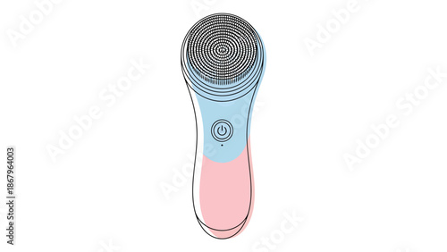 Electronic Foot File Device for Smooth Skin Care Routine and Pedicure Tool on White Background