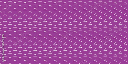 simple magenta outline white triangle pattern art for banner poster background.