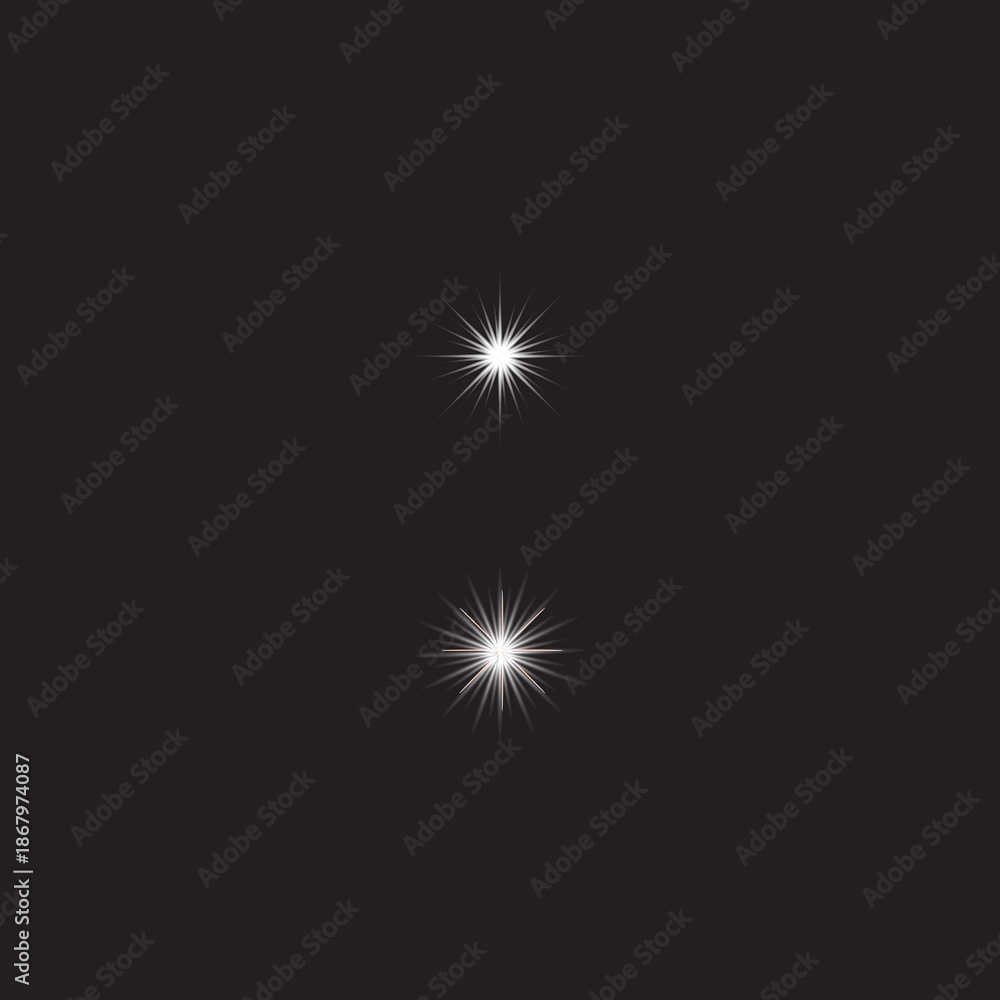 Fototapeta premium explosion of Bright Dot Formations light