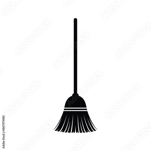 Simple broom design Vector