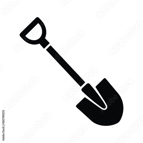 Simple garden shovel Vector