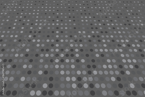 Futuristic technology style big round seamless pattern design