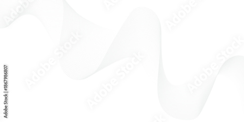 Vector abstract gradient wave Futuristic gray white abstract background. geometric flowing web smoke sound music digital blend curve line texture backgound.