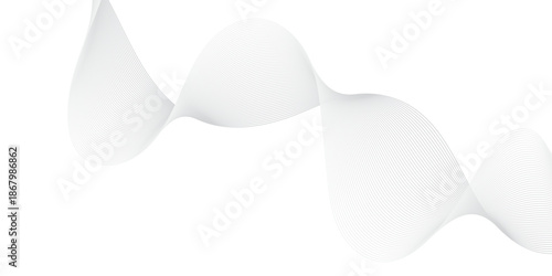abstract gradient wave Futuristic gray white abstract background. geometric flowing web smoke sound music digital blend curve line texture backgound.