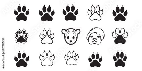 black and white silhouettes of flowers