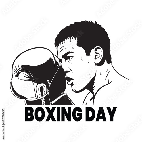 boxing man silhouette