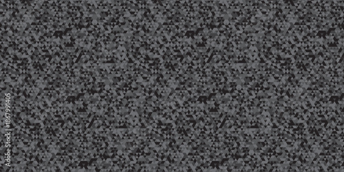 Vector abstract geometric black and gray low polygon triangle paper wallpaper. origami paper background. gradient grid creative digital business triangular low textile design.