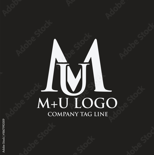 mu logo design service . mu typhogray and business mu logo design , fashion and luxury mu logo design 