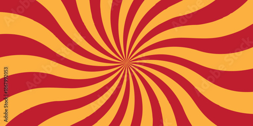 abstract red and orange geometric sunbeam ray sum light sunburst texture design.