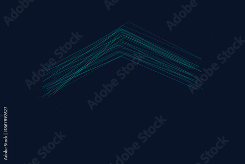 Futuristic Global Logistics Network Map. Cyber Supply Chain and International Shipping Route Data Visualization