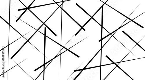 Random geometric line pattern on a transparent background. Random line low poly pattern. abstract seamless line vector. 
