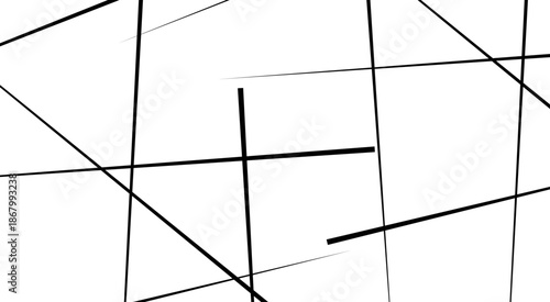 Random geometric line pattern on a transparent background. Random line low poly pattern. abstract seamless line vector. 