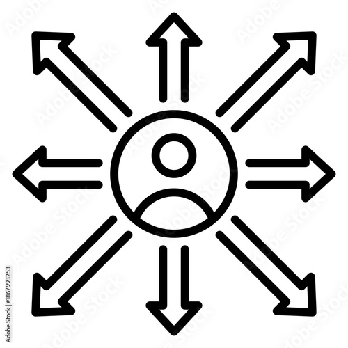 Opportunity Line Icon