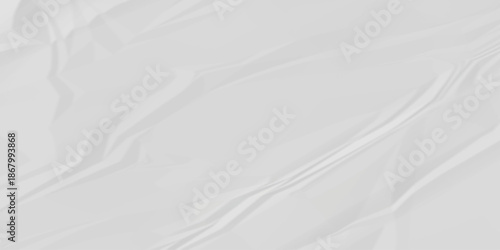 abstract white and gray parchment wrapping crumpled paper texture. creased page wrinkle retro rough distressed damage paper texture background.