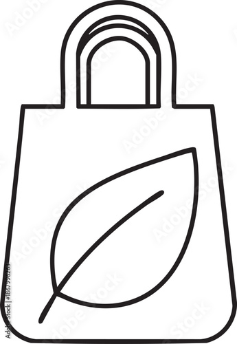 Eco Friendly Reusable Fabric Shopping Bag Concept