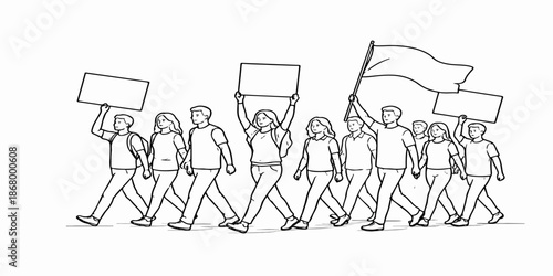 Vector illustration of a diverse team of business men, women, and kids in a black silhouette art style forming a circle and holding hands to show teamwork and happiness