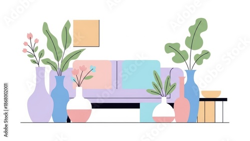 Minimal Soft Color Home Styling