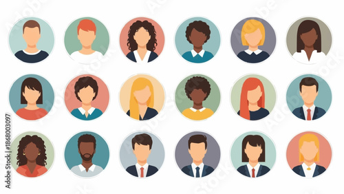 Diverse group of people profile pictures in a grid.