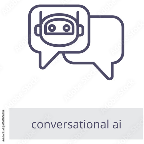 Conversational Ai Element For Design Graphic